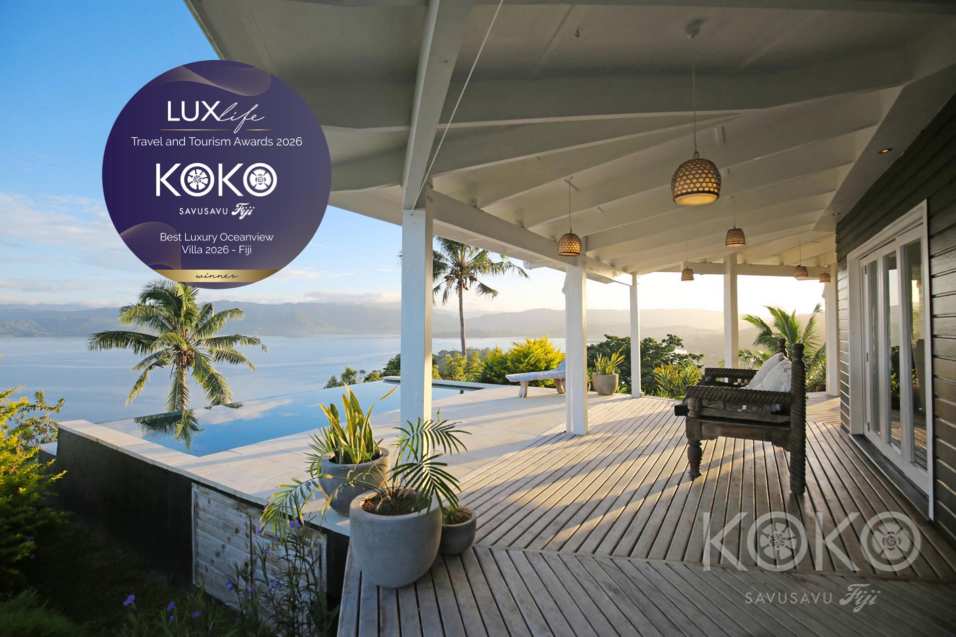 A FIJIAN VILLA WHERE COUPLES SLOW DOWN AND RECONNECT  <br> Melonie Ryan, Director - KOKO Savusavu Fiji
